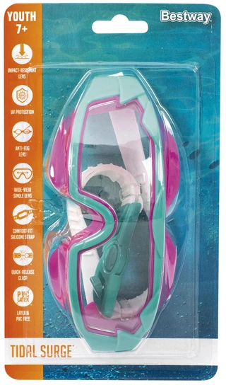 Plaukimo akiniai vaikams Bestway 21179 rožiniai
