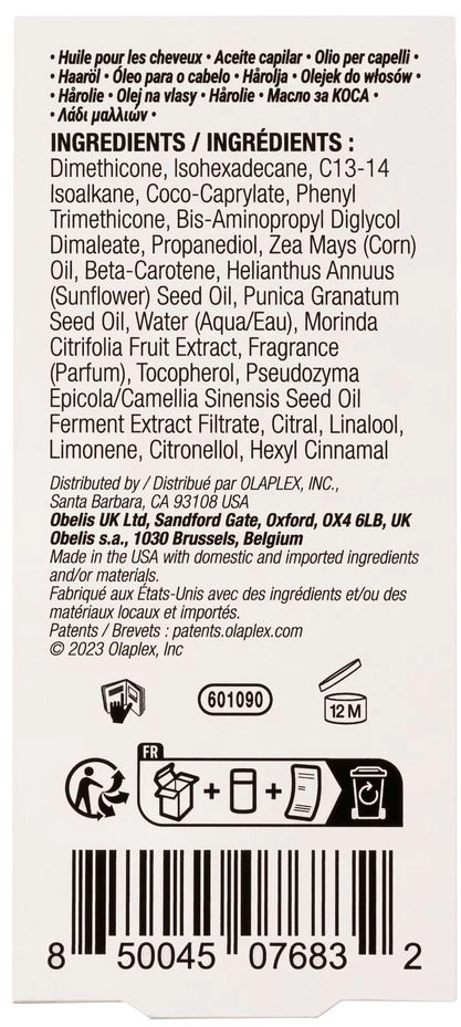 Olaplex Bonding Oil Nr. 7 plaukų aliejus ir serumas