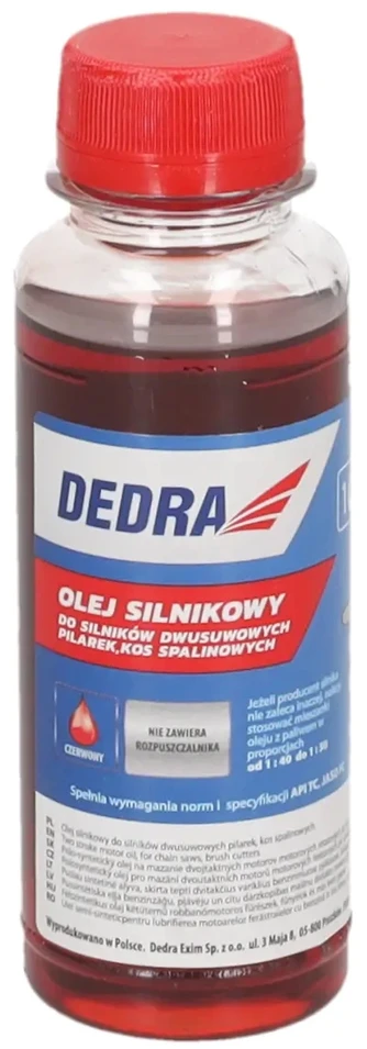 Dedra Variklio alyva skirta dvitakiams varikliams 100ml