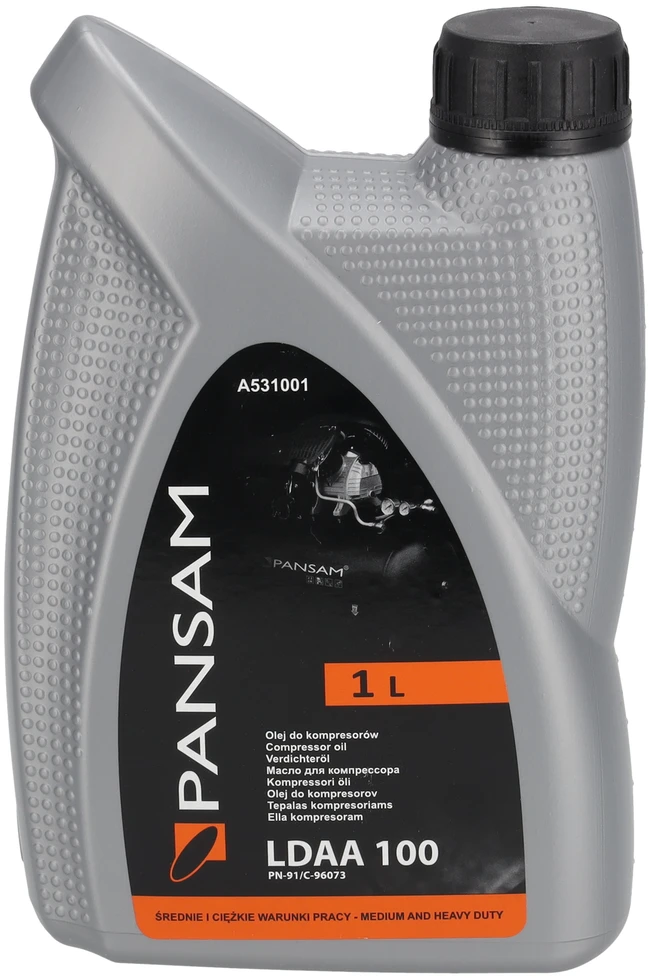 Olej Pansam kompresorių alyva Pansam HD-100 L-DAC 1L (A531001)