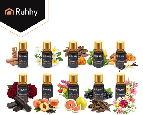 Kvapnusis aliejus - 10 vnt. rinkinys, 10 ml Ruhhy 27222