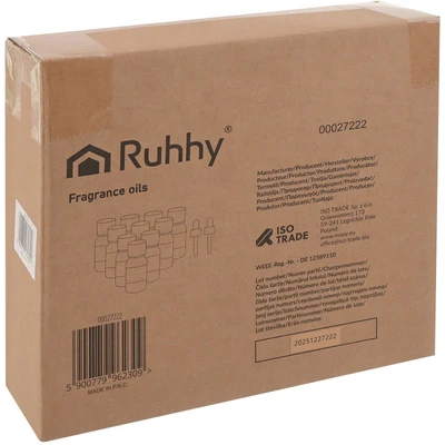 Kvapnusis aliejus - 10 vnt. rinkinys, 10 ml Ruhhy 27222