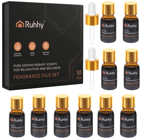 Kvapnusis aliejus - 10 vnt. rinkinys, 10 ml Ruhhy 27222