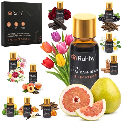 Kvapnusis aliejus - 10 vnt. rinkinys, 10 ml Ruhhy 27222