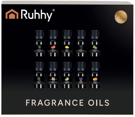 Drėkintuvas Kvapieji aliejai - 10 vnt. rinkinys, 15 ml, Ruhhy 21938