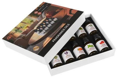Drėkintuvas Kvapieji aliejai - 10 vnt. rinkinys, 15 ml, Ruhhy 21938
