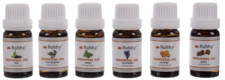 Drėkintuvas Kvapieji aliejai - 6 vnt. rinkinys, 10 ml, Ruhhy 21939