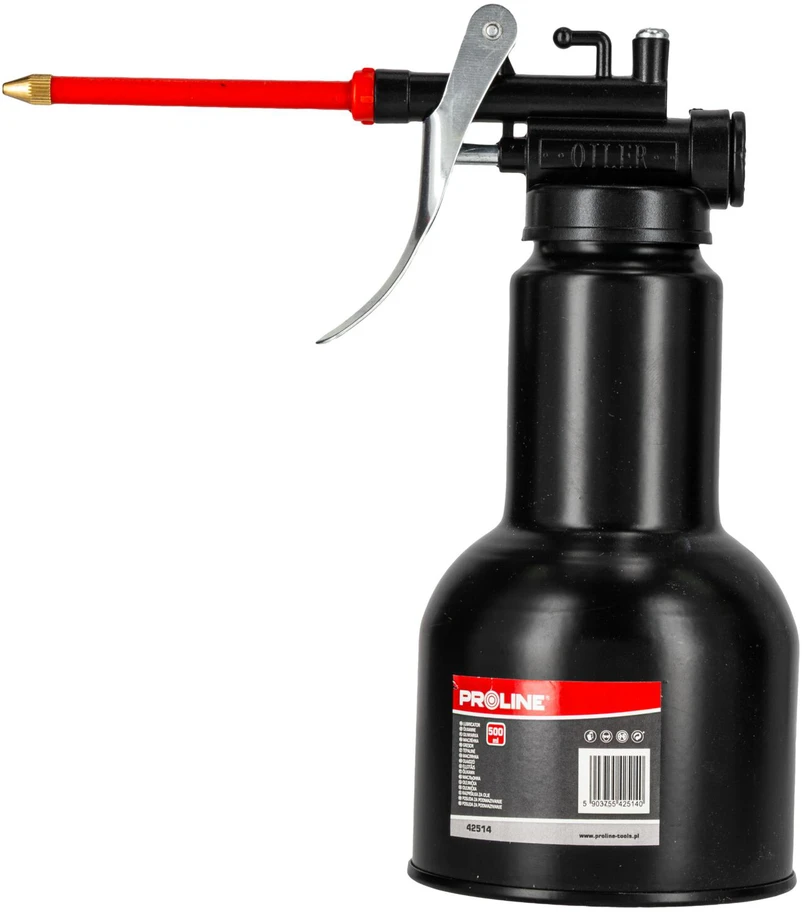 Oliwiarka 500 ml alyvos bakelis, metalinis bakas, prolinas
