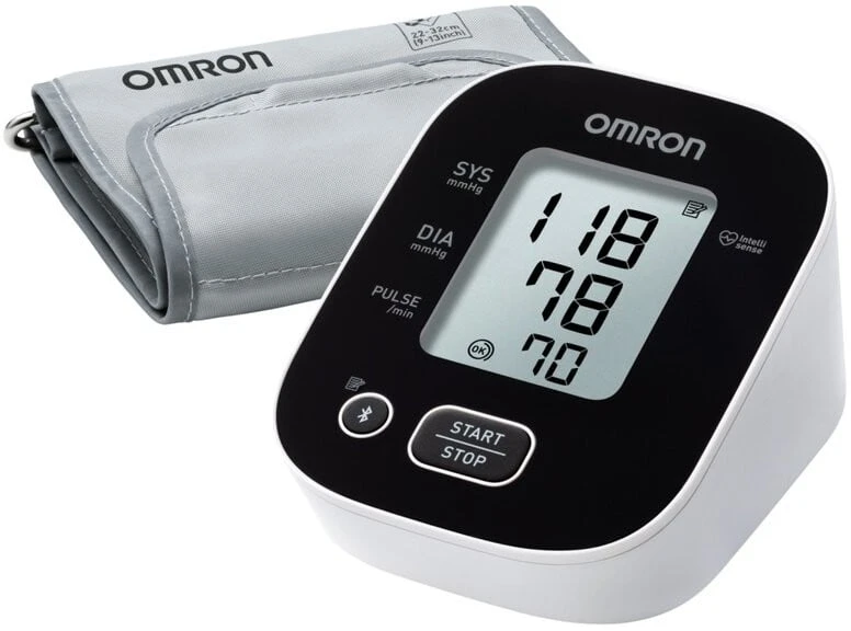 Omron M2+ Connect kraujospūdžio matuoklis Juodas