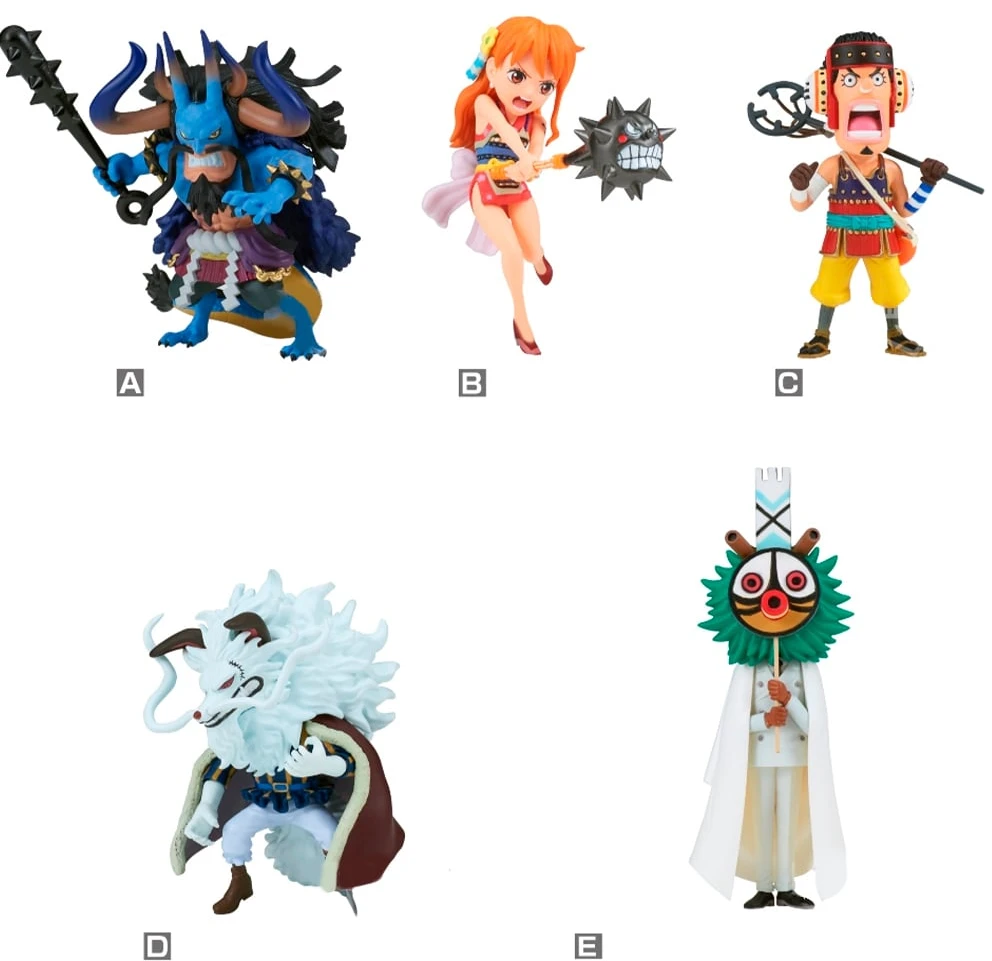 „One Piece“ – pasaulinės kolekcijos – „Wanokuni Onigashima“ 5 figūrėlių užpakaliukas