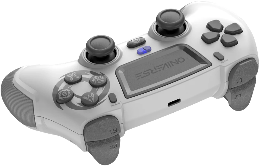 ONIVERSE Belaidis PS4 „Revolt Bluetooth“ valdiklis „Wasp“ – baltas