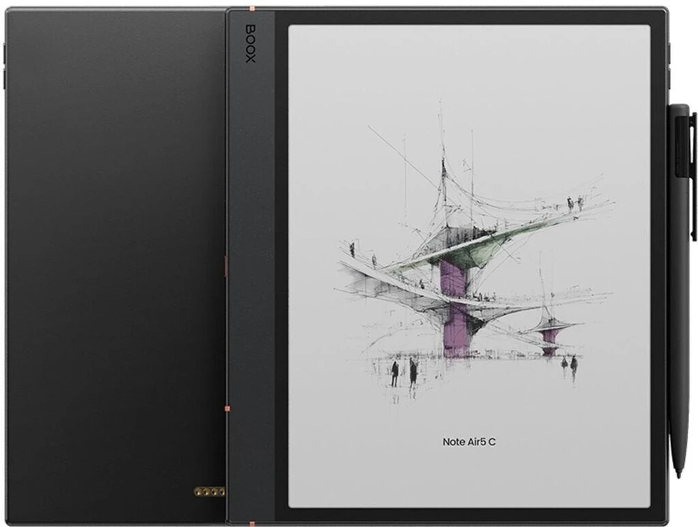 „Onyx Boox Note Air 5 C“ 10,3 colio įstrižainės „E-Ink Kaleido 3“ el. knygų skaitytuvas, 64 GB, „Wi-Fi“, pilkas