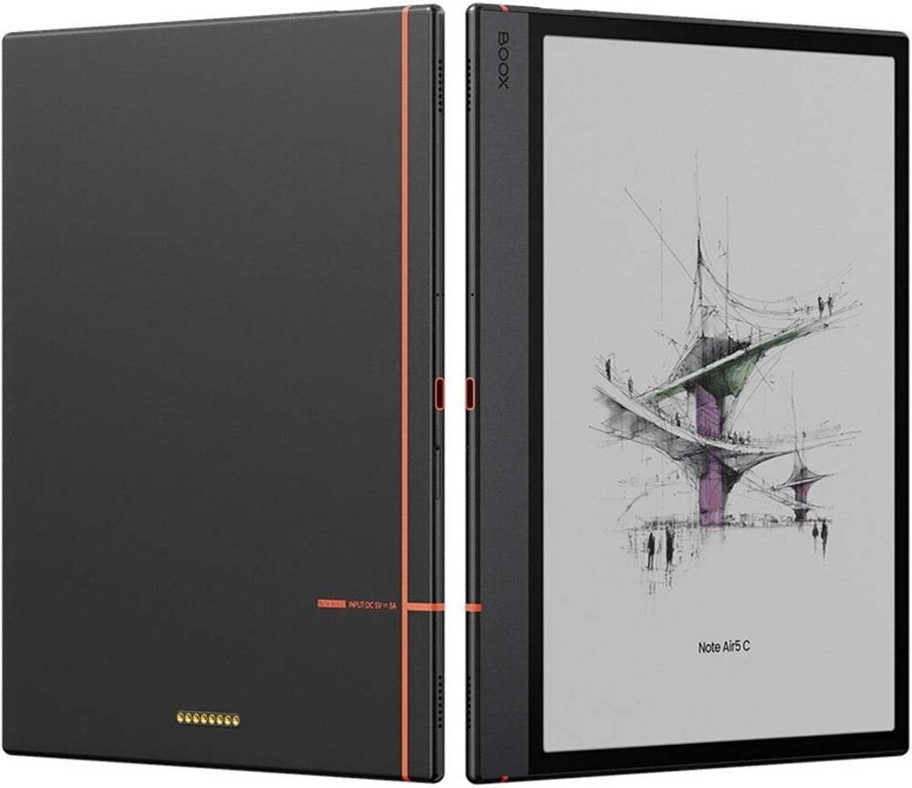 „Onyx Boox Note Air 5 C“ 10,3 colio įstrižainės „E-Ink Kaleido 3“ el. knygų skaitytuvas, 64 GB, „Wi-Fi“, pilkas