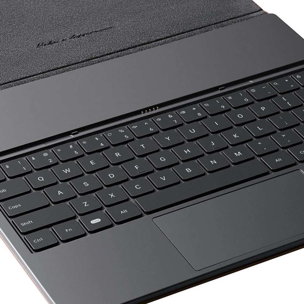 Onyx Boox Note Max / Tab X C magnetinis dėklas su klaviatūra, rudas