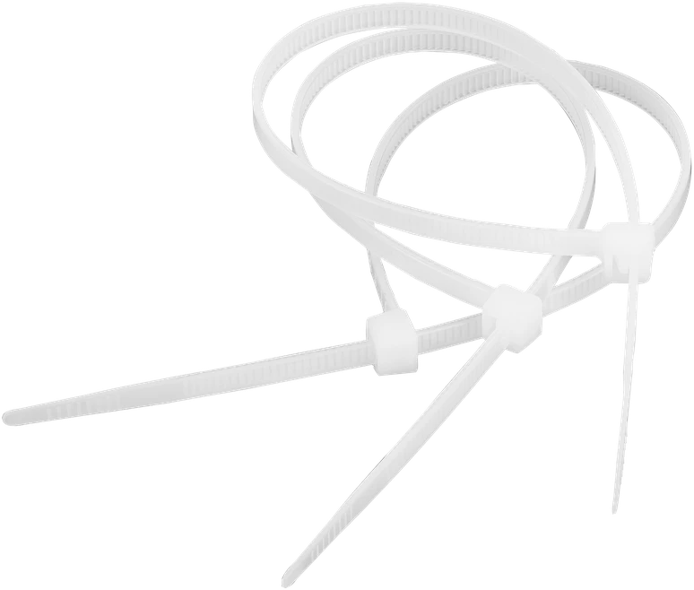 Cabletech laidų tvirtinimo dirželiai 3.6mm 20cm Balta