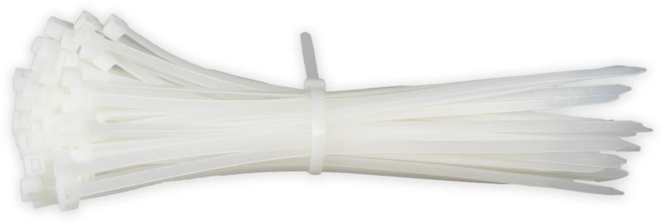 Balti kabelių raiščiai 4,8 × 200 mm, 100 vnt. amio-04310
