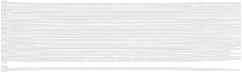 ‎Opaski EXTREME kabelių raiščiai 2,5 x 200 mm, balti, 100 vnt.