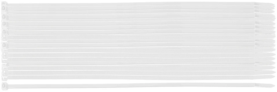 ‎Opaski EXTREME kabelių raiščiai 3,6 x 200 mm, balti, 100 vnt.