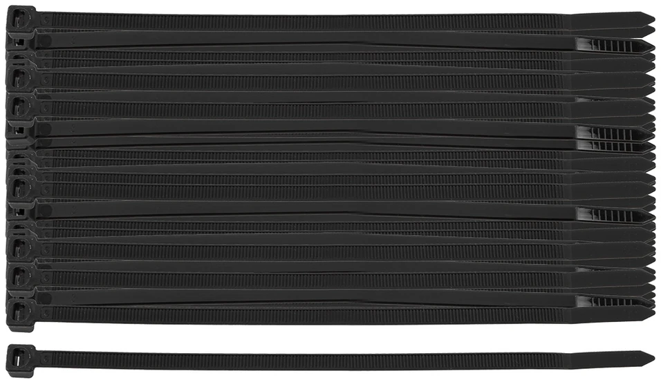 ‎Opaski EXTREME kabelių raiščiai 4,8 x 150 mm, juodi, 100 vnt.