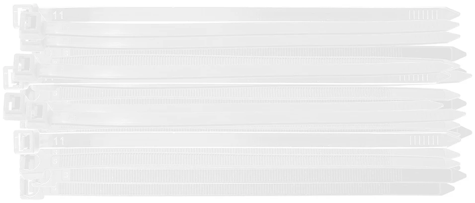 ‎Opaski EXTREME kabelių raiščiai 7,6 x 200 mm, balti, 50 vnt.