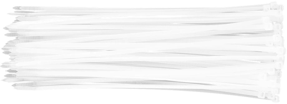 ‎Opaski Kabelių raiščiai 4,8 x 300 mm, 75 vnt., balti