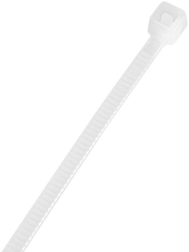 Užveržimo dirželiai TOPEX 2,5mm x 200mm Balti 100 vnt.