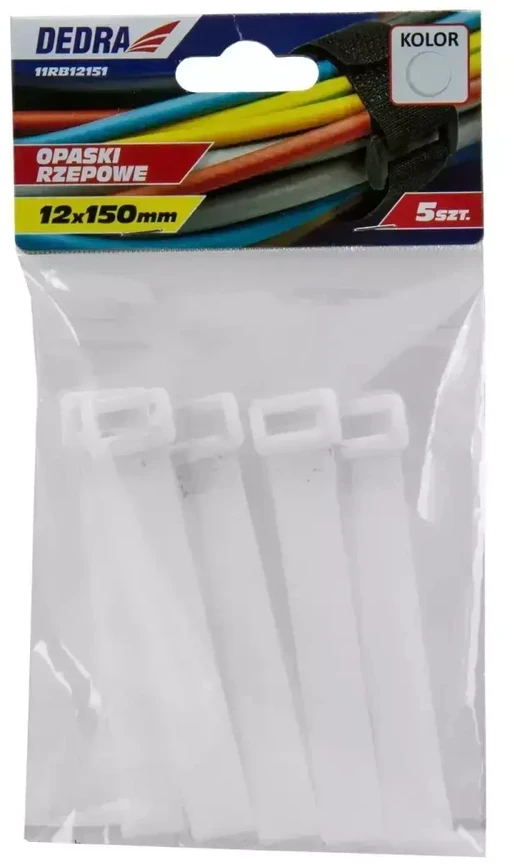 Dedra Direliai su lipdukais 12x150 mm balti 5 vnt