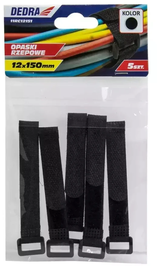 Dedra Direliai su lipdukais 12x150 mm juodi 10 vnt