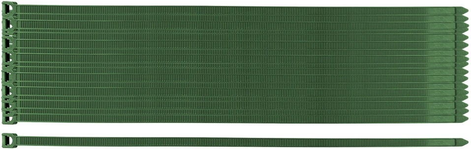 ‎Opaski Sodo raišteliai 7,6 x 380 mm, 50 vnt., žali