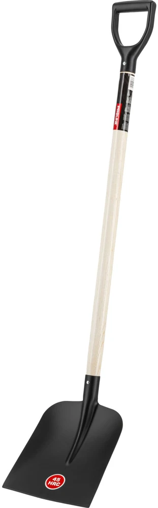 Łopata, Kastuvas, Smėlio kastuvas, grūdintas, mediniu kotu, 1250 mm proline
