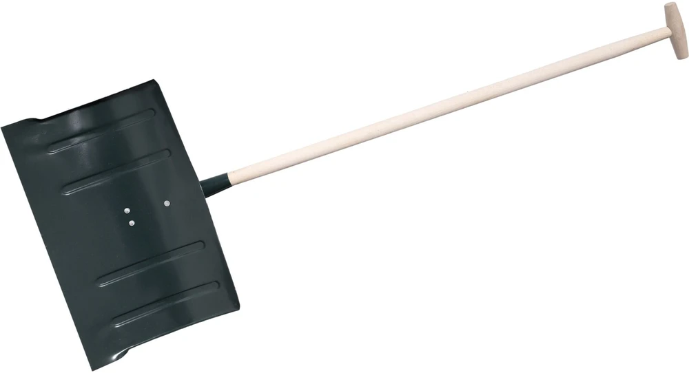 Profix Kastuvas, Sniego kastuvas. Plotis 480 mm, aukštis 310 mm, dažytas metalas, storis 32 mm, medinis.