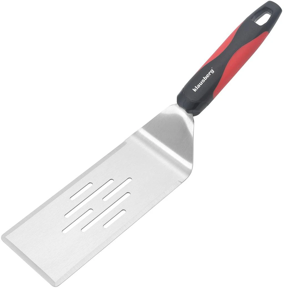 Łopatka Grilio mentelė, 36 cm, nerūdijančio plieno, plastikinė rankena, Klausberg, kb-7897
