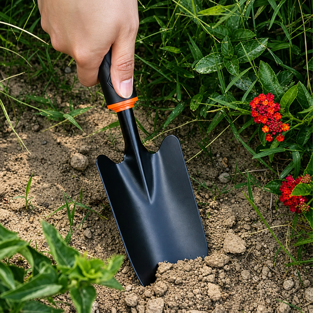 Łopatka Platus metalinis sodo kastuvas augalų persodinimui, 31 cm