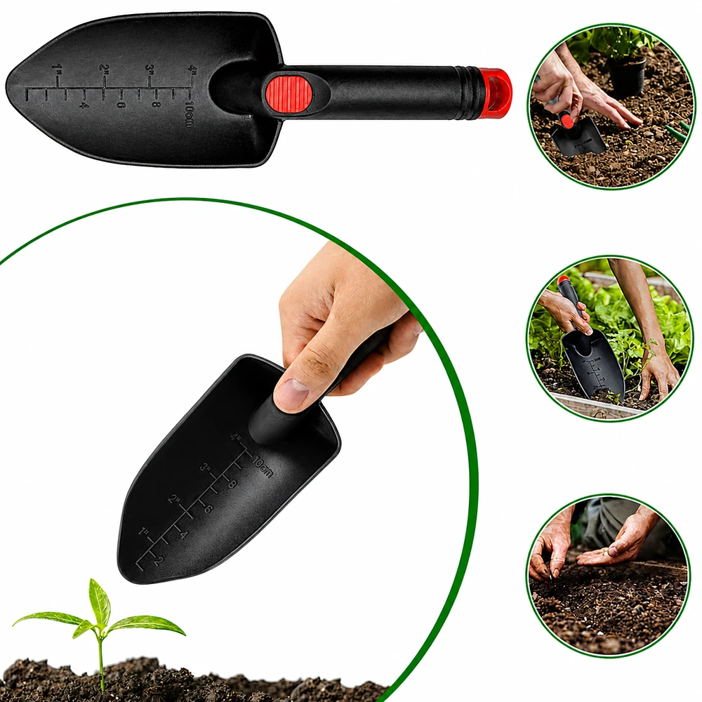 Łopatka Platus plastikinis sodo kastuvas augalų persodinimui 27,5 cm