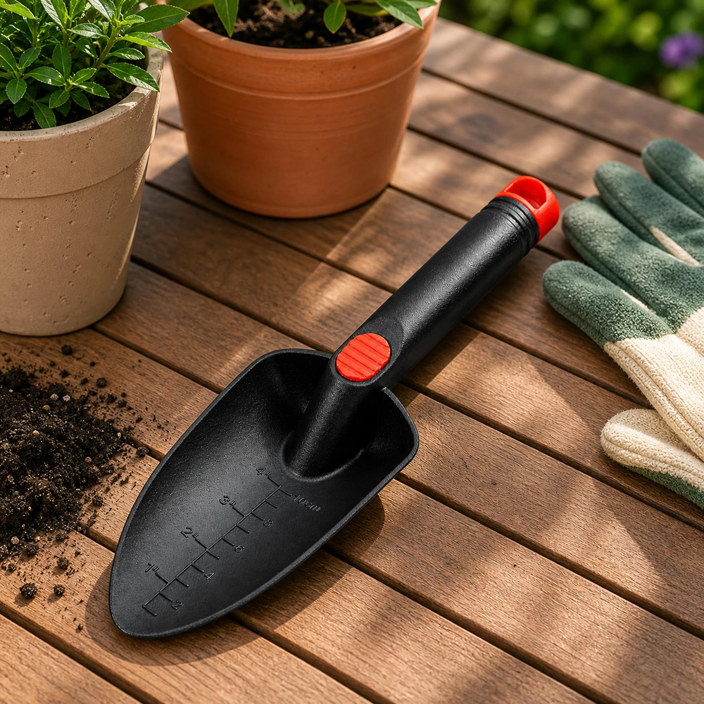 Łopatka Platus plastikinis sodo kastuvas augalų persodinimui 27,5 cm