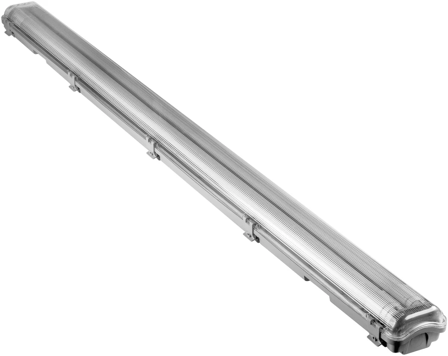 Orno Oprawa Hermetiškas šviestuvas VUMBI II T8 LED 2x18W, 3600lm, IP65, 4000K, komplekte yra fluorescencinės lempos