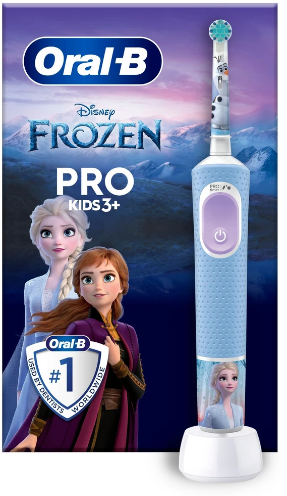 Braun D103.413.2K Vitality PRO Kids Elektrinis Dantų Šepetėlis 3+ Frozen