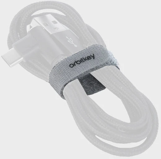 „Orbitkey“ – daugkartinio naudojimo kabelių raišteliai – 6 vnt. pakuotė