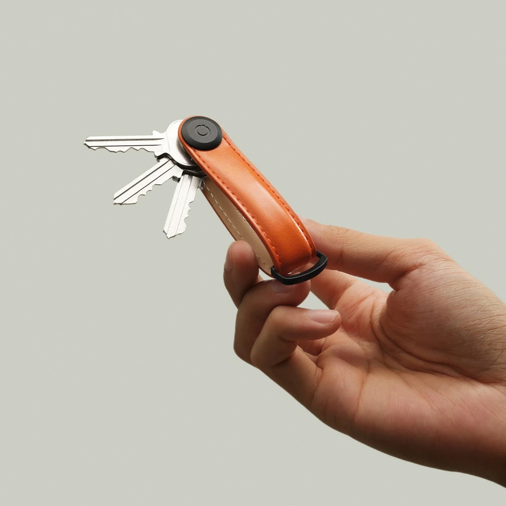 „Orbitkey“ – odinis raktų dėklas – terakotos spalvos