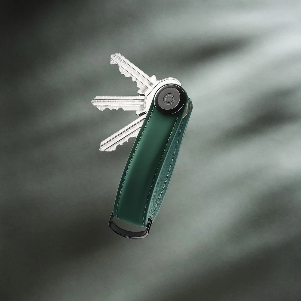 „Orbitkey“ – raktų organizatorius, matinės odos – miško spalvos