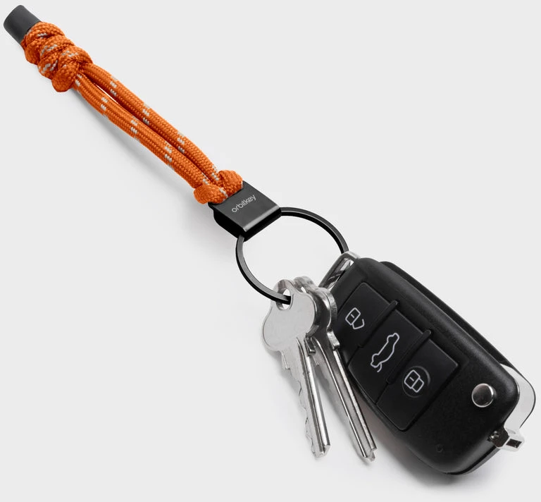 „Orbitkey“ – „Urban Loop“ raktų pakabukas – mandarinų spalvos