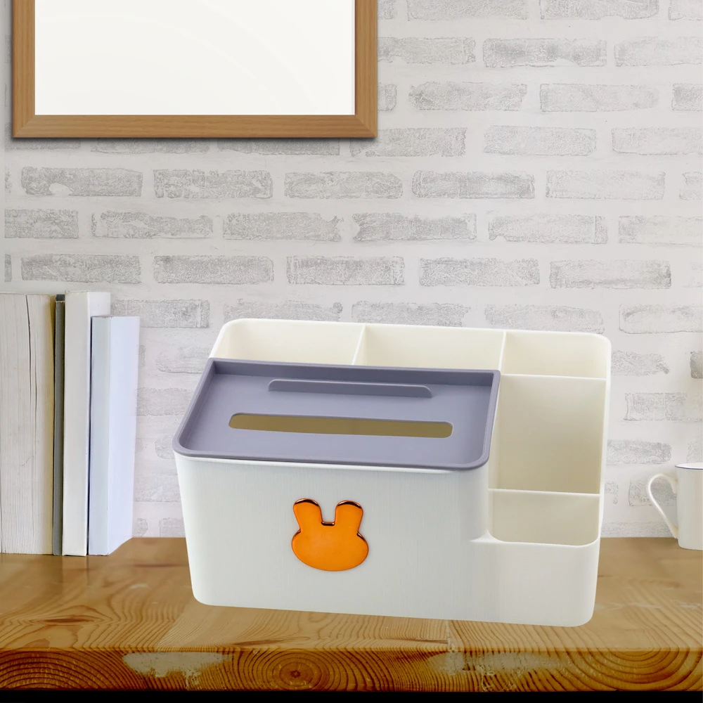 Lean Daugiafunkcinis stalo dėklas, 24x16.5x11 cm, plastikas, baltas