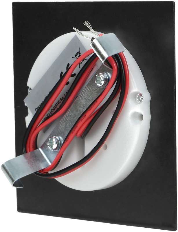 DRACO LED NEW 1.5W, įleidžiamas laiptų šviestuvas, 12VDC, 30lm, 3000K, juodas, inovatyvus tvirtinimo būdas