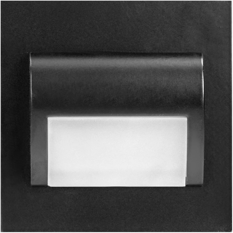 DRACO LED NEW 1.5W, įleidžiamas laiptų šviestuvas, 12VDC, 30lm, 3000K, juodas, inovatyvus tvirtinimo būdas