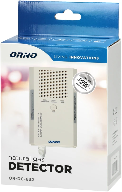 Orno Gamtinių dujų jutiklis 230V AC