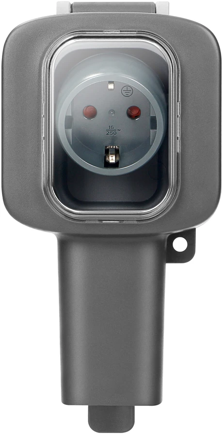 Orno Lizdas pojedyncze natynkowe, 2P+Z, Schuko, AQUATIC HD, IP56, pilka