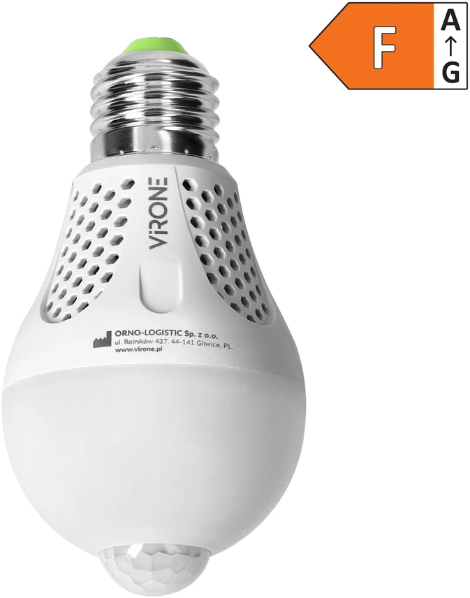 Orno NAMIB LED PIR 7W A60 lemputė su PIR 7W, 600lm, 4000K