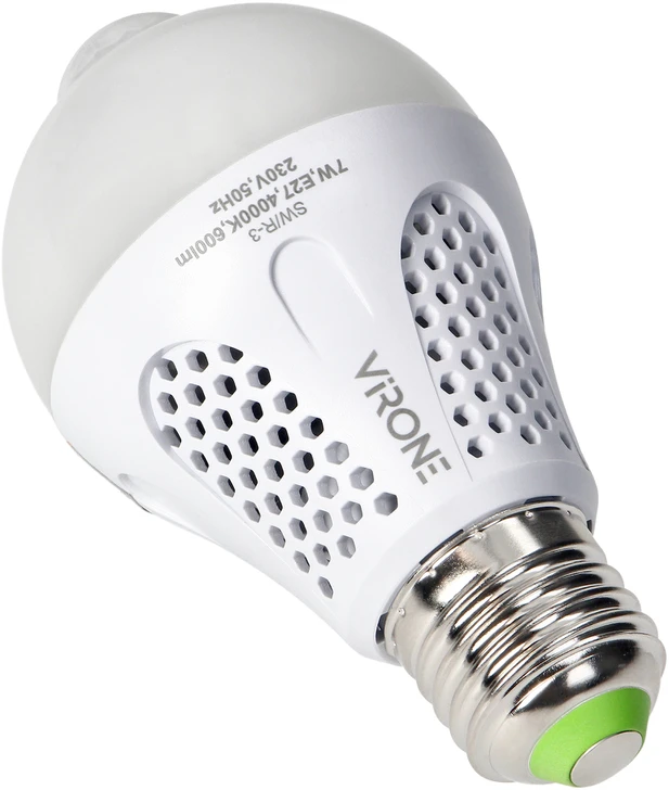 Orno NAMIB LED PIR 7W A60 lemputė su PIR 7W, 600lm, 4000K