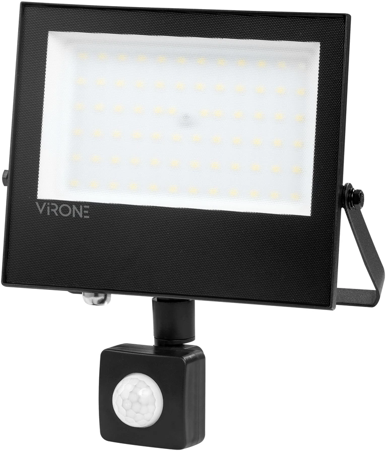 NIVALIS LED prožektorius su PIR 50 W, 4000 lm, IP44, 4000 K