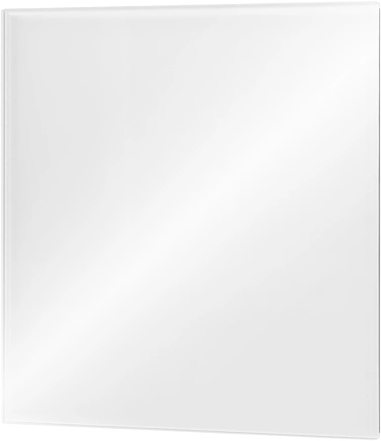 Orno Stiklinis ventiliatoriaus skydelis FLAT MINI, blizgi balta